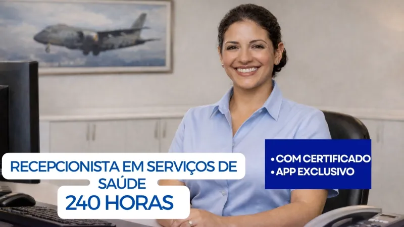 Recepcionista em Serviços de Saúde 240 Horas