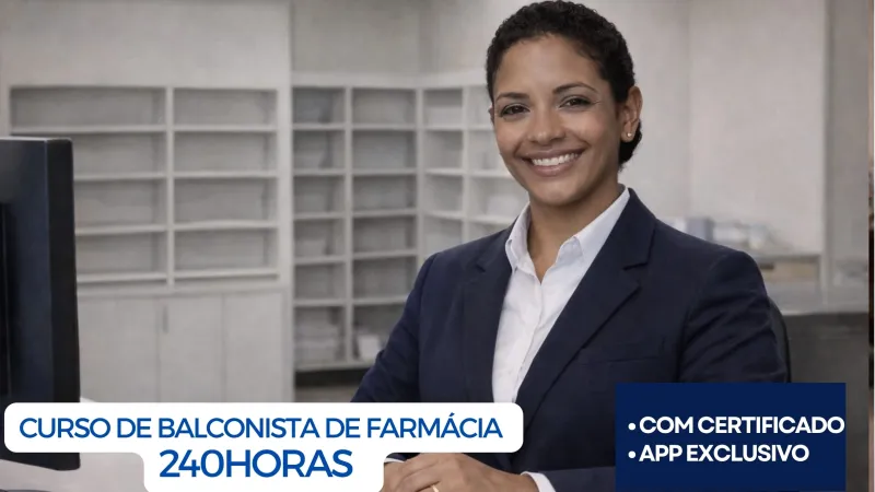 Curso de Balconista de Farmácia 240 horas